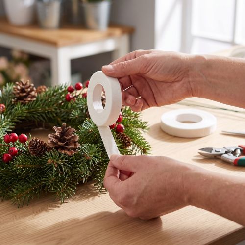 Blomstertape, hvid, 13 mm, 2