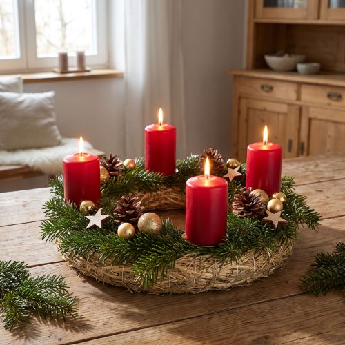Halmkrans halmkranse til kranse og adventskranse 25/6cm 2stk. | Floristik24.dk