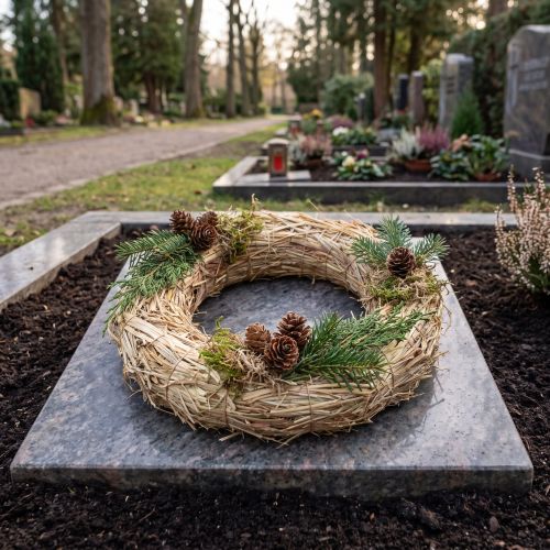 Stråkrans Ø18cm - 10 stk. naturlige - Adventskrans, gravkrans, hobbymateriale | Floristik24.dk