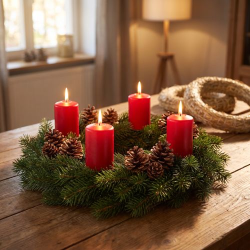 Stråkrans 30/4 cm 10 stk. - Ideel til håndarbejde, dekoration, adventskranse, efterår, påske | Floristik24.dk