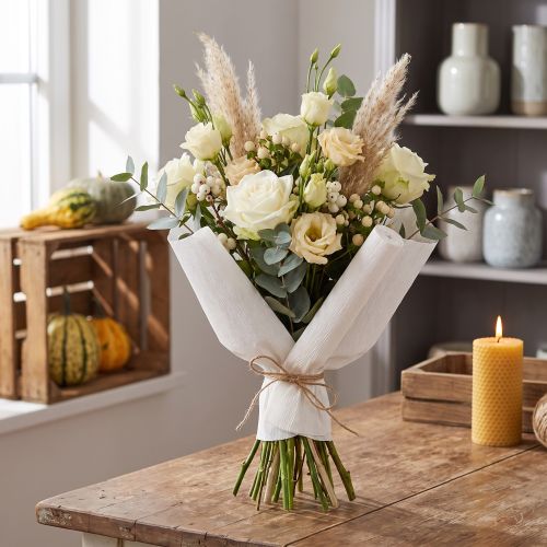 Blomsterhandler crepepapir hvidt 50x250cm | Floristik24.dk