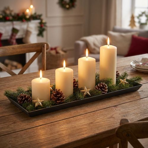 Dekorativ bakke antracit 43cm x 12cm | Floristik24.dk