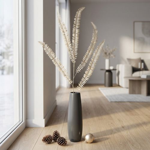 Artikel Kunstig bregne forgrenet hvid cremefarvet kunstige planter L120cm