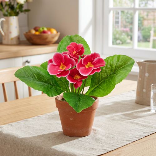 Primroser kunstige blomster Cowslips Pink H25cm | Floristik24.dk