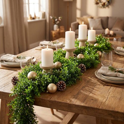 Buksbom Garland Grøn L170cm | Floristik24.dk