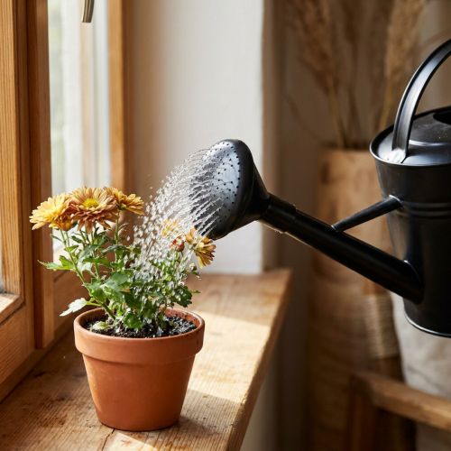Vanding kan bruse sort 5l | Floristik24.dk