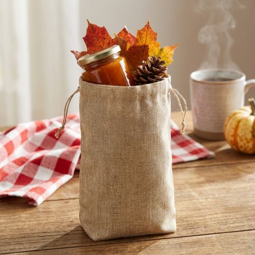 Jutepose 20×10 cm H30 cm Gavepose | Floristik24.dk