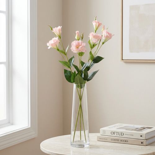 Lysianthus kunstig pink 87,5cm | Floristik24.dk