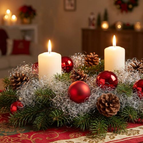 Tinsel krøllet sølv 50g | Floristik24.dk