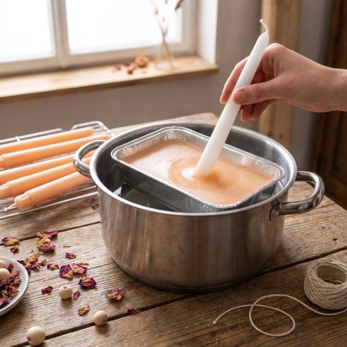 Candle dipping voks dyppe voks coat voks voks fersken 1 kg | Floristik24.dk
