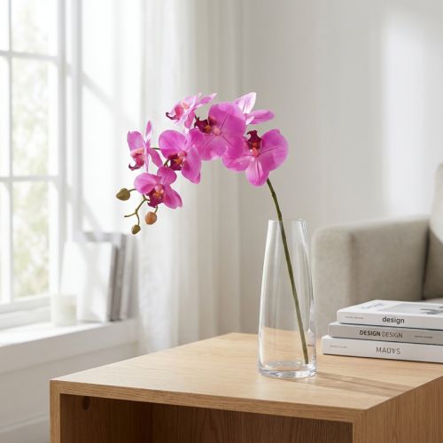 Kunstig orkidé Phalaenopsis Orchid Pink 78cm | Floristik24.dk