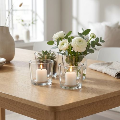 Glasgryde Ø10cm klar 12stk | Floristik24.dk