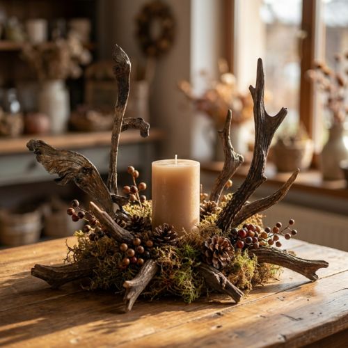 Artikel Natraj Antler Wood Mix Natural 10 stk