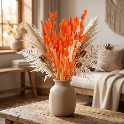 Tørrede blomsterdekorationer