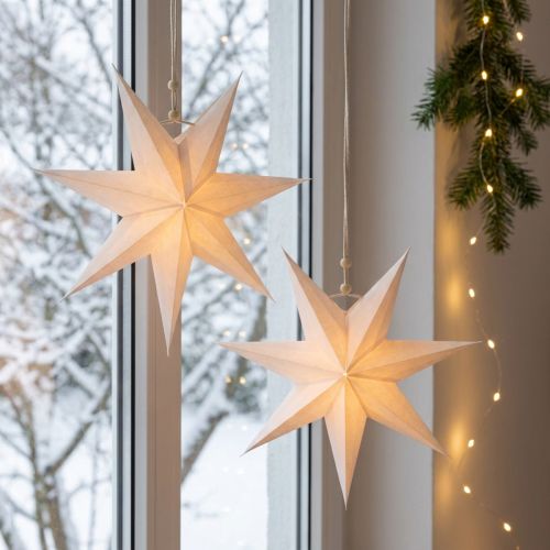 Julestjerne vindue, papirstjerner Jul, foldestjerne Ø21cm 4stk | Floristik24.dk