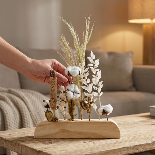 Tørrede blomster blomsterstang Tørrede blomster bar træ 25cm | Floristik24.dk