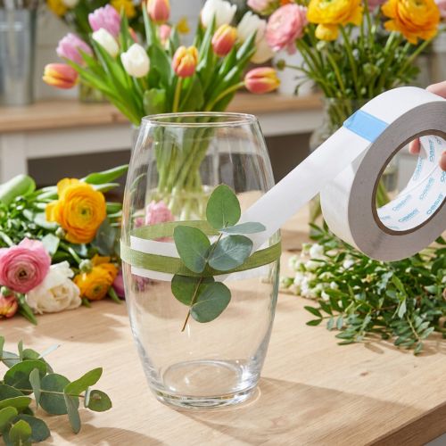 Oasis® Double Fix Tape 25mm x 25m | Floristik24.dk