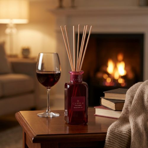 Artikel Rum duft diffuser duft sticks Camila rødvin 100ml