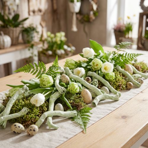 Cupy Roots, Pepe Cone Lysegrøn, Hvidvasket 350g | Floristik24.dk