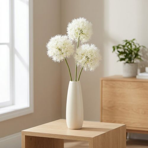 Kunstig blomst Allium, delikat design til indendørs brug, 68 cm | Floristik24.dk