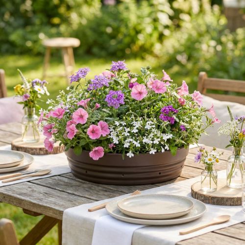 Artikel Plantering “Rondino” 55 cm brun 1 stk.