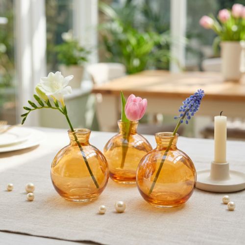 Glasvaser løgformede mini