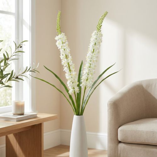 Ørkenhale hvid 106cm | Floristik24.dk