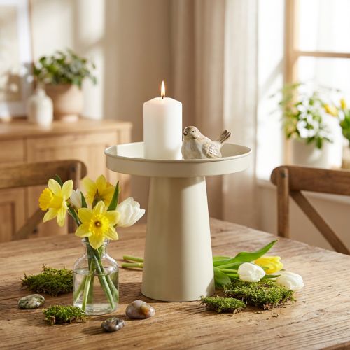 Bakkeholder, dekorativ tallerken til stearinlys og figurer, 20 cm | Floristik24.dk
