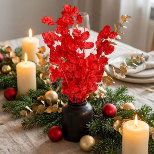 Tørret sølvblad Lunaria rød 65-70 cm 20 g | Floristik24.dk