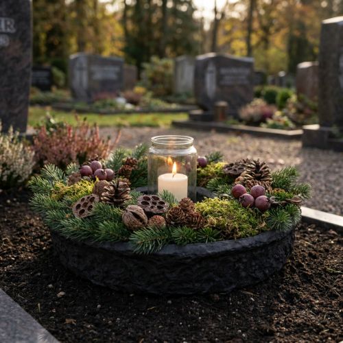 Oasis Sort Biolit Plantering Sort Planteskål Ø35cm | Floristik24.dk