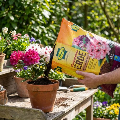 FRUX Jord Rhododendronjord og Erybønnejord 18l | Floristik24.dk