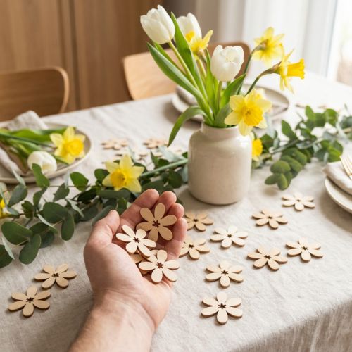 Træblomster spredt dekoration blomster træ orange/pink/hvid 72 stk. | Floristik24.dk