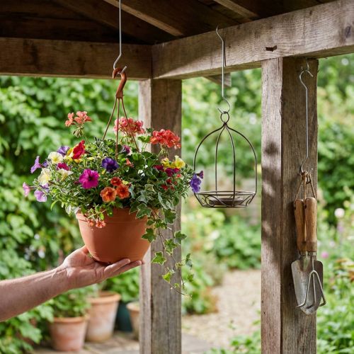 Metalkrog, dobbeltkrog sølv S L20cm 5 stk | Floristik24.dk