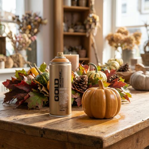 Spraymaling Spray Okker Montana Gold Terra Matt 400ml | Floristik24.dk