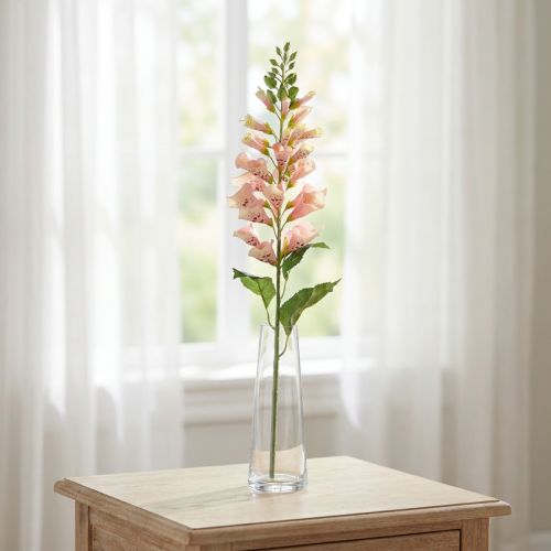 Kunstig fingerbøl laks kunstig blomst stilkblomst H90cm | Floristik24.dk