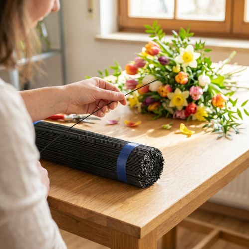 Tråd blå udglødet 0,9/280mm 2,5kg | Floristik24.dk