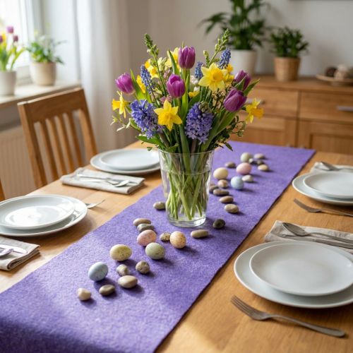 Filtbånd 15 cm x 5 m lilla | Floristik24.dk