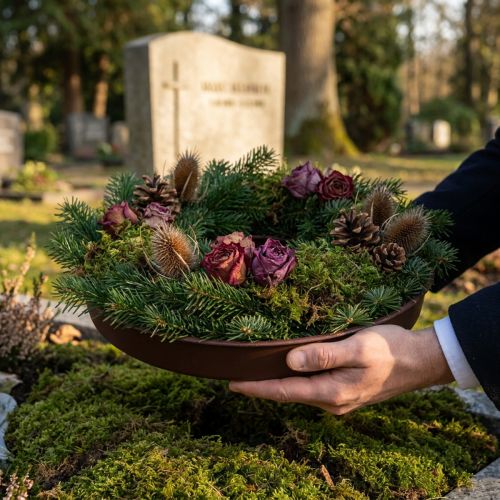 Artikel Plantering “Rondino” brun Ø35cm 1 stk