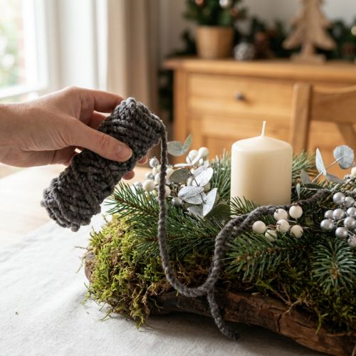 Mirabell fleece 25m grå | Floristik24.dk