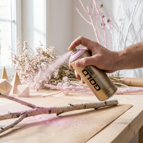 Montana Gold Pink Frozen Hindbær spraymaling, 400ml | Floristik24.dk