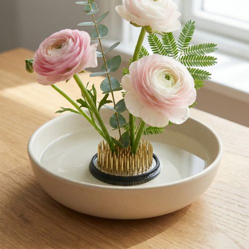 Blomster pindsvin stik pindsvin Kenzan Ikebana messing rund Ø 40mm | Floristik24.dk