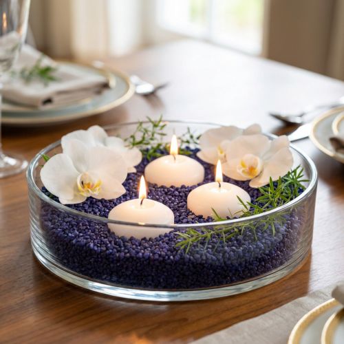 Dekorative granulat violette dekorative sten 2mm - 3mm 2kg | Floristik24.dk