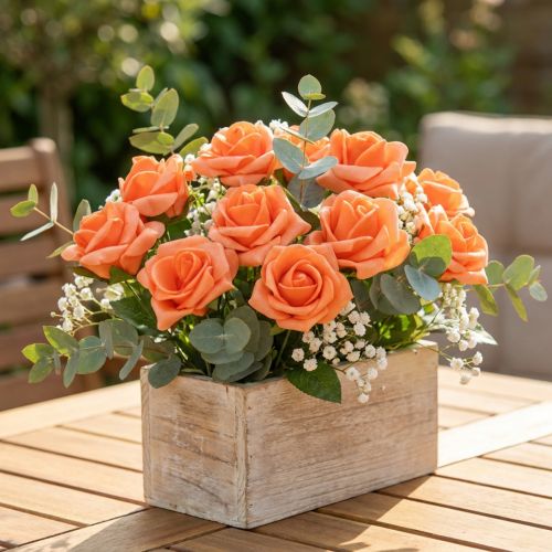 Skumrose Ø4,5cm Orange 36 stk | Floristik24.dk