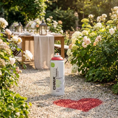 Markeringsspray i rød kalkmalingsspray Montana 400ml | Floristik24.dk