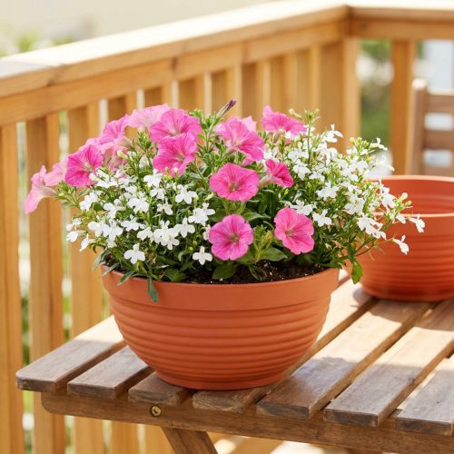 Artikel R-skål plast terrakotta Ø15cm, 10 stk.