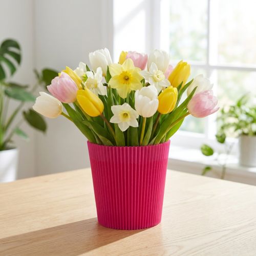 Artikel Plisserede manchetter Cerise 12,5cm 100 stk