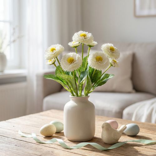 Bellisbund hvid 22cm 4stk | Floristik24.dk
