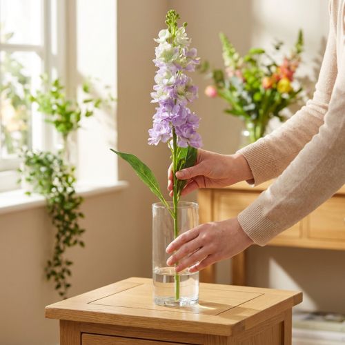 Levkoje kunstig blomst syren Kunstig haveblomst 78cm | Floristik24.dk