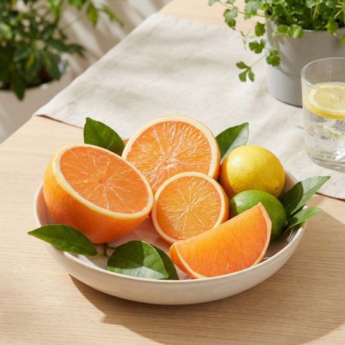 Dekorative appelsiner, kunstige frugtstykker 5-7 cm, ægte sommerdekoration | Floristik24.dk