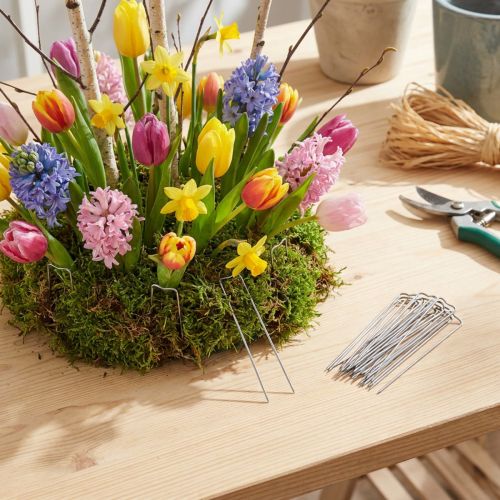 Artikel Patentansøgte 17/80 2,5 kg plantenåle til fastgørelse i blomsterarrangementer
